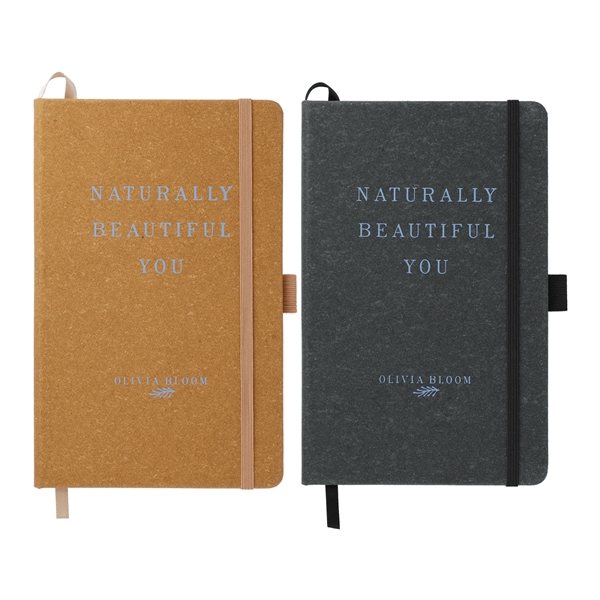 Promotional 5.5 x 8.5 Recycled Leather Bound JournalBook(R)