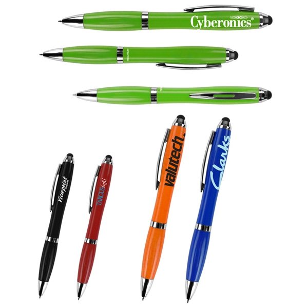 Promotional Antibacterial Curvaceous Ballpoint Stylus