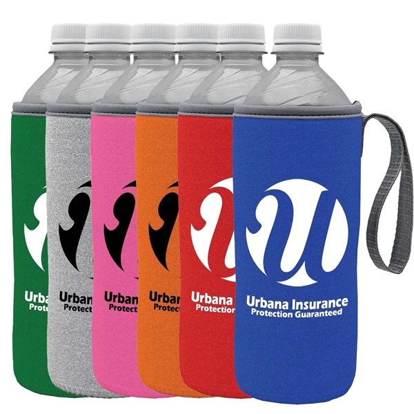Promotional Water Bottle Caddy With Carry Strap