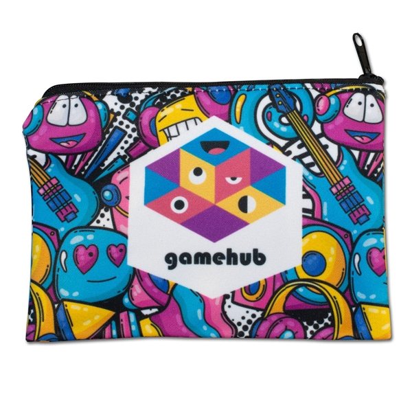 Promotional 6.5w x 4.5h Sublimated Zippered Pouch