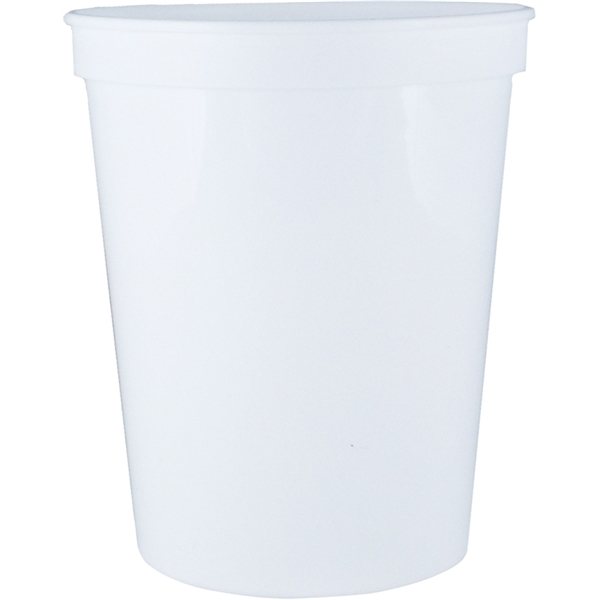 Promotional 16 oz Classic Smooth Walled Plastic Stadium Cup