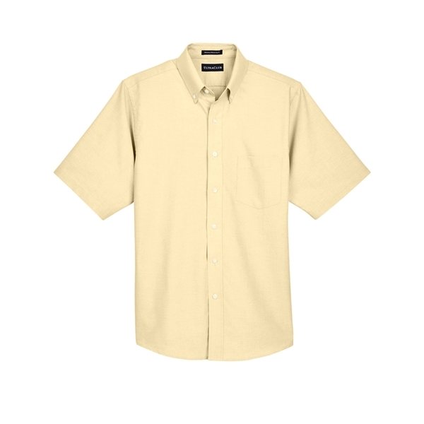 Promotional UltraClub(R) Classic Wrinkle - Resistant Short - Sleeve Oxford - COLORS
