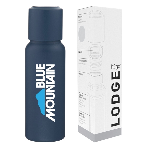 Promotional 16.9 oz h2go lodge - Matte Navy $23.48