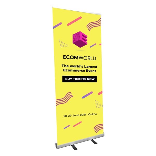 Promotional 33 Retractable Banner With Stand