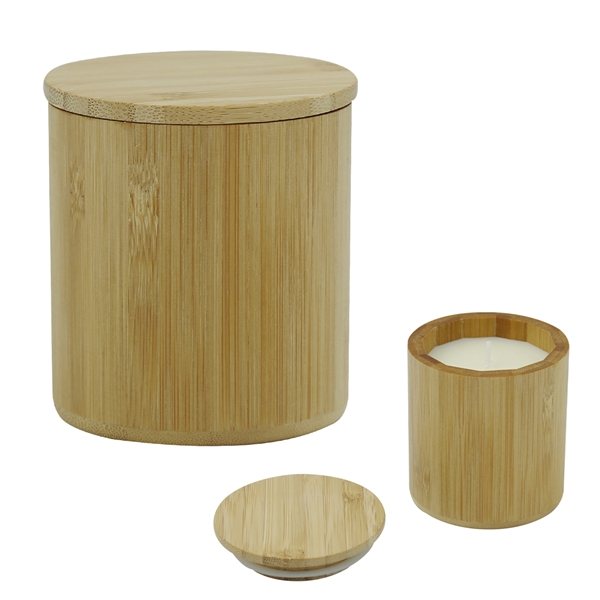 Promotional Bison Lane Bamboo Candle