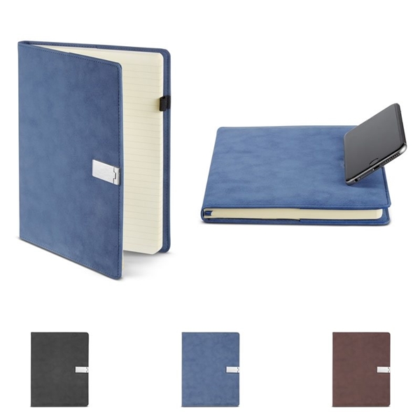 Promotional Nuba Refillable Journal With Phone Stand