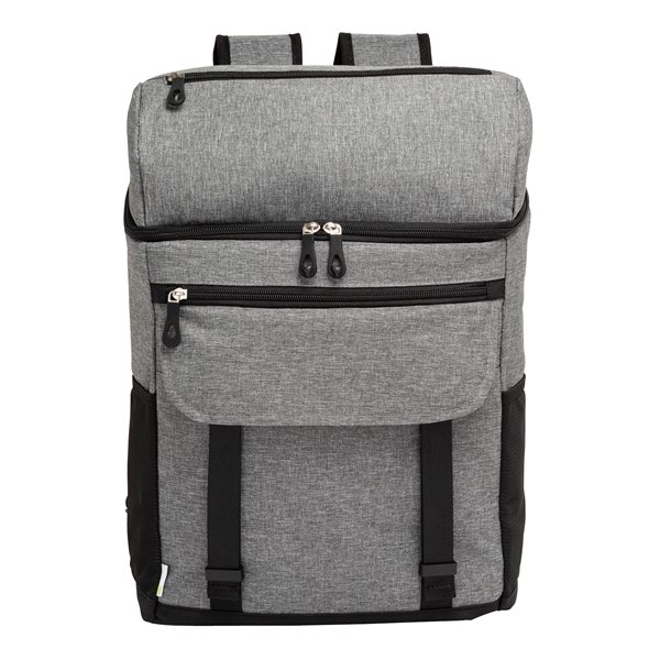Promotional Logan RPET 18- Can Backpack Cooler
