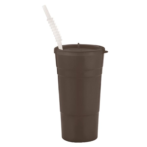 Promotional Reusable Plastic Party Cup - Black