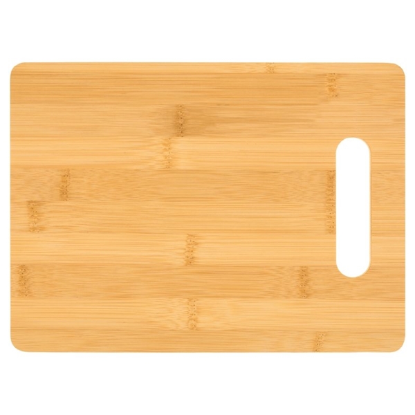 Promotional Large Bamboo Cutting Board w / Handle