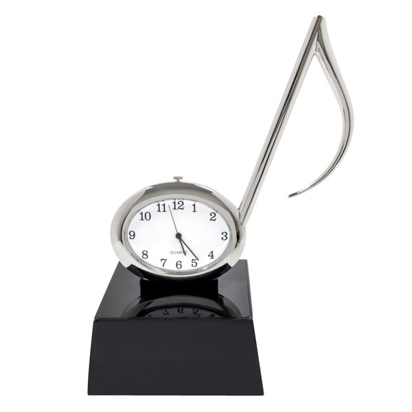 Promotional Music Note Metal Clock