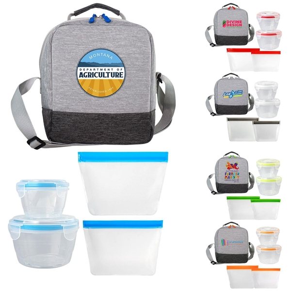 Promotional Bay Handy Nested Seal Tight Bagged Lunch Kit