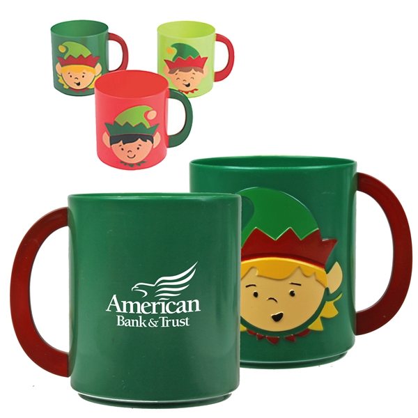8 oz Elf Mug - Holiday Themed