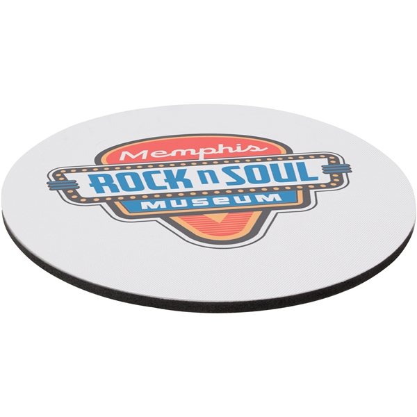 8 Round 1/8 Thick Full Color Soft Mouse Pad