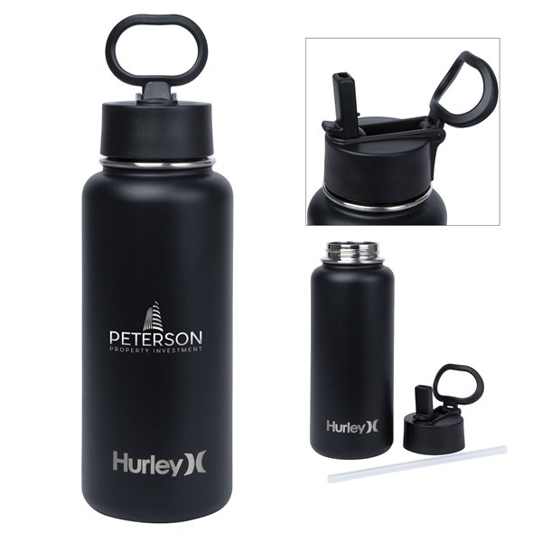 Promotional Hurley Oasis 32 Oz. Vacuum Insulated Water Bottle $36.98