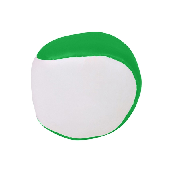 aerial view a green 2 kickball footbag, image 2 of 2