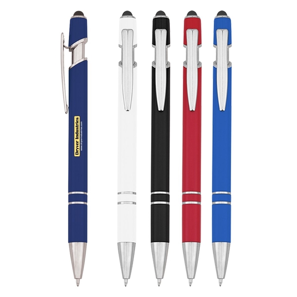 Promotional Roslin Incline Stylus Blue Ink rABS Pen