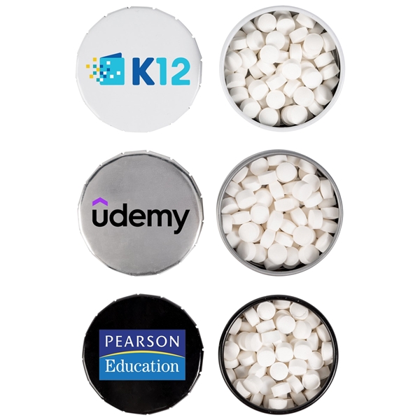 Promotional Soccer Theme Snap-It Tin-MicroMints®
