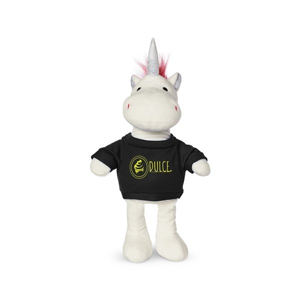 8.5 Plush Unicorn With T - Shirt