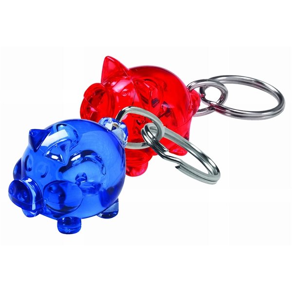 Acrylic Piggy Keychain