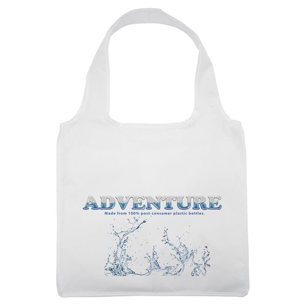 Adventure(TM) Foldable Recycled Tote - 16 x 4 x 14.5 - Sublimation Imprint
