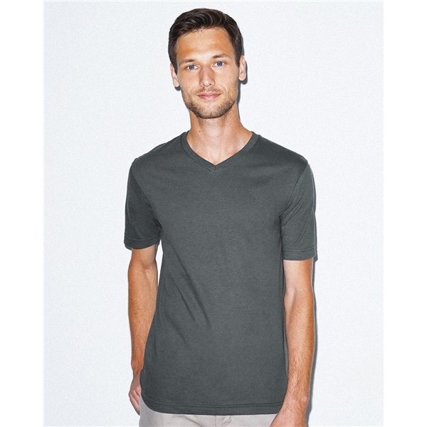 Promotional American Apparel - Unisex Fine Jersey Short Sleeve Classic  V-Neck T-Shirt - COLORS