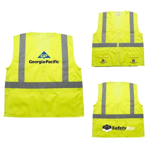 ANSI 2 Safety Vest with Pockets