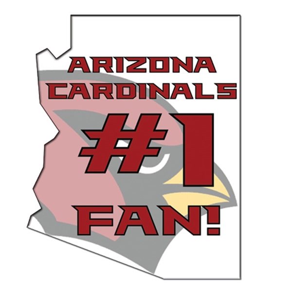Arizona State Shaped Fan Without Stick - Paper Products
