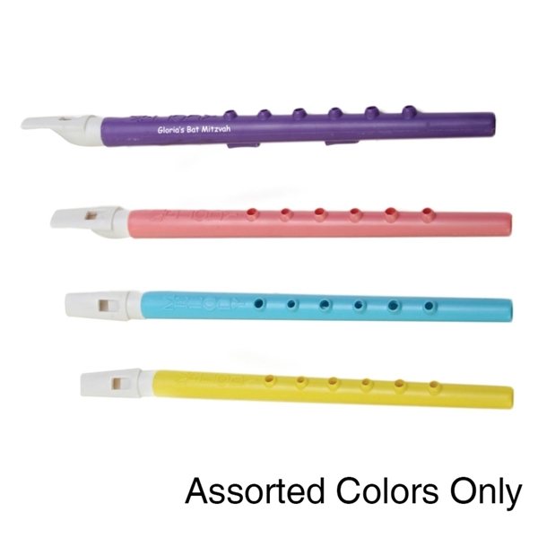 Assorted Color Plastic Flutes