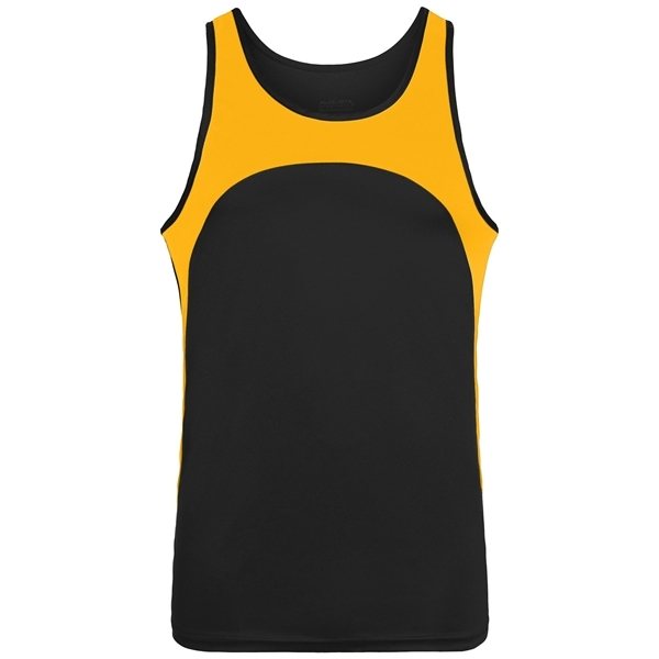 Augusta Sportswear Adult Wicking Polyester Sleeveless Jersey with Contrast Inserts
