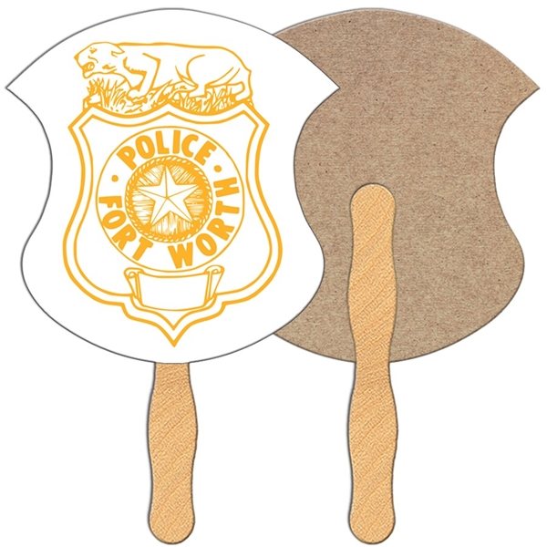 Badge Recycled Stock Fan - Paper Products