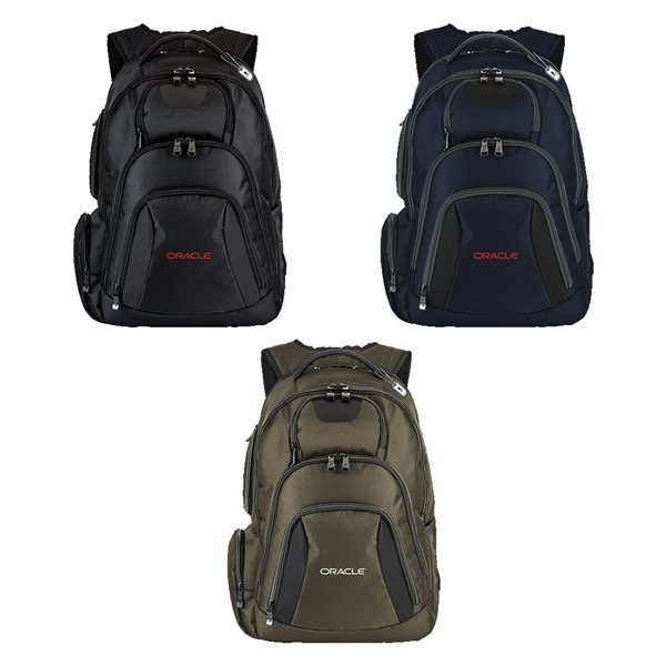 Promotional Graphite Deluxe 15 Inch Computer Backpacks