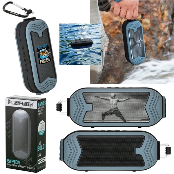 Promotional Basecamp® Rapids Waterproof Wireless Speaker $70.17