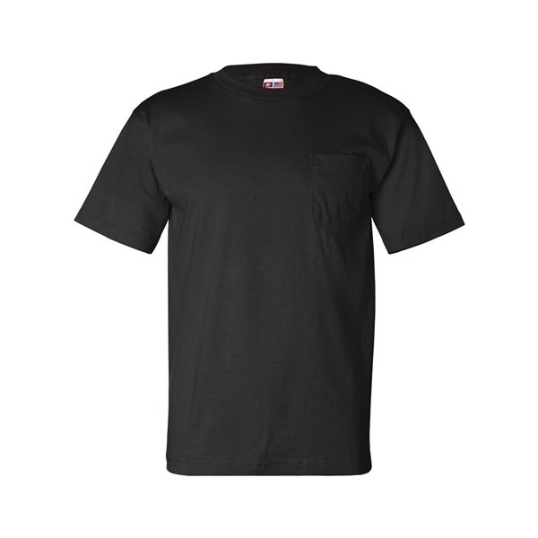 Bayside Short Sleeve T - shirt with a Pocket - COLORS