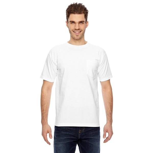 Bayside Short - Sleeve T - Shirt withPocket - WHITE
