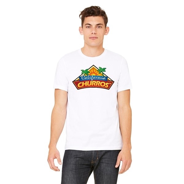 Bella + Canvas Unisex Jersey Short-Sleeve T-Shirt - WHITE