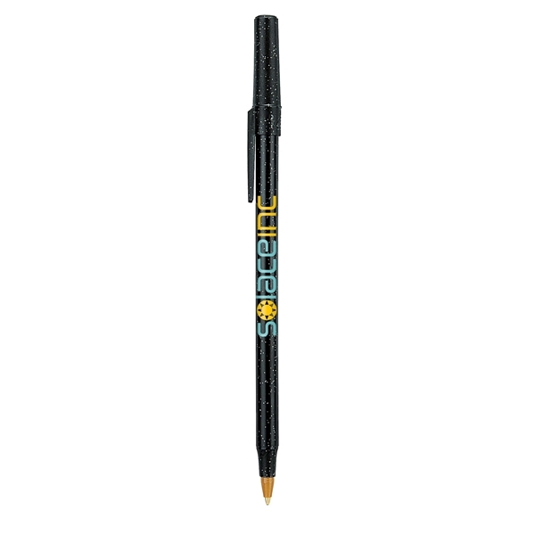BIC (R) Round Stic (R) - Black Sparkle Pen