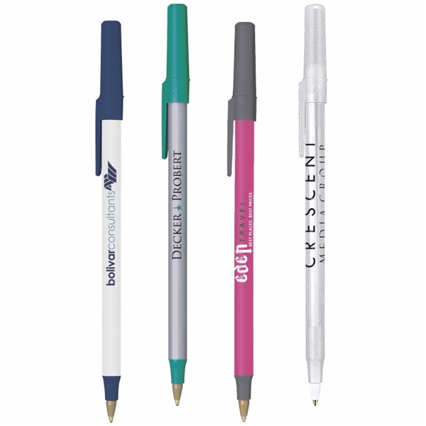Bic Round Stic Ballpoint Pen - Promotional Pens