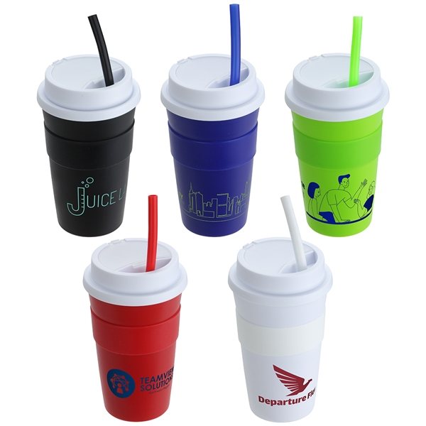 Coffee CUP SLEEVES & LIDS, Plastic or Silicone, With or Without