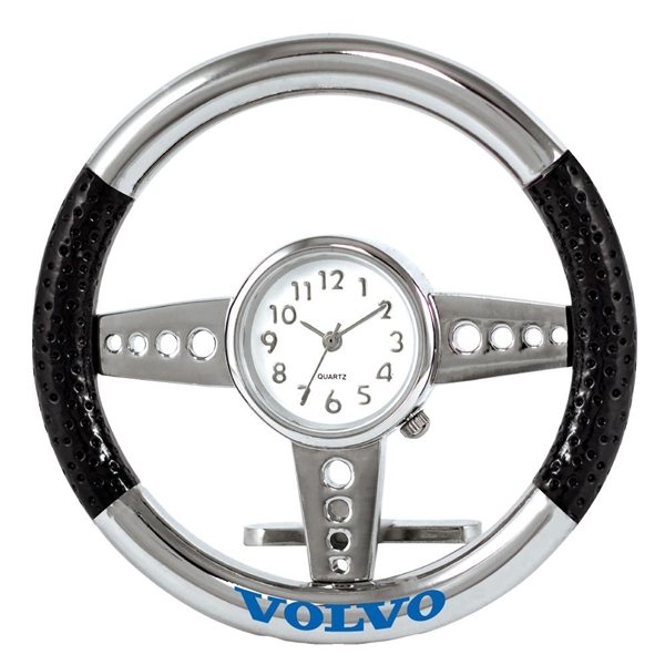Black Steering Wheel Clock