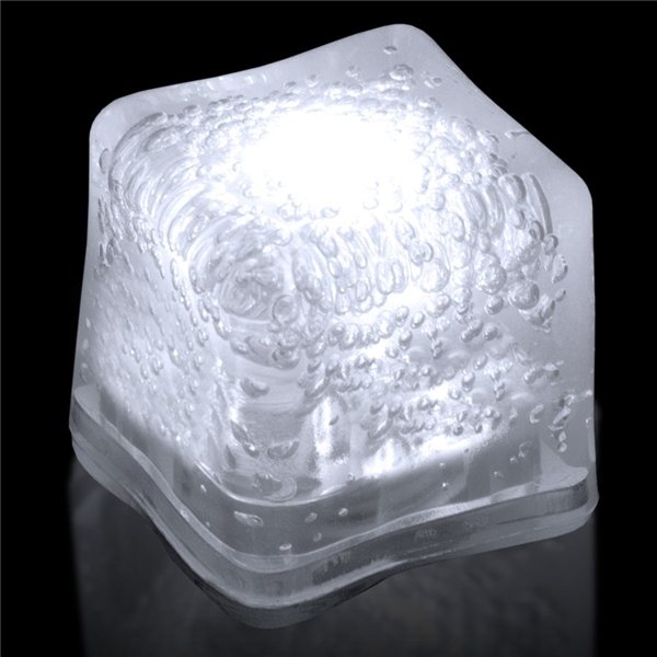 Blank Lited Ice Cubes - White