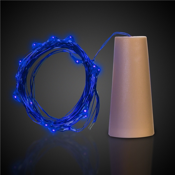 Blue Cork String Light Set