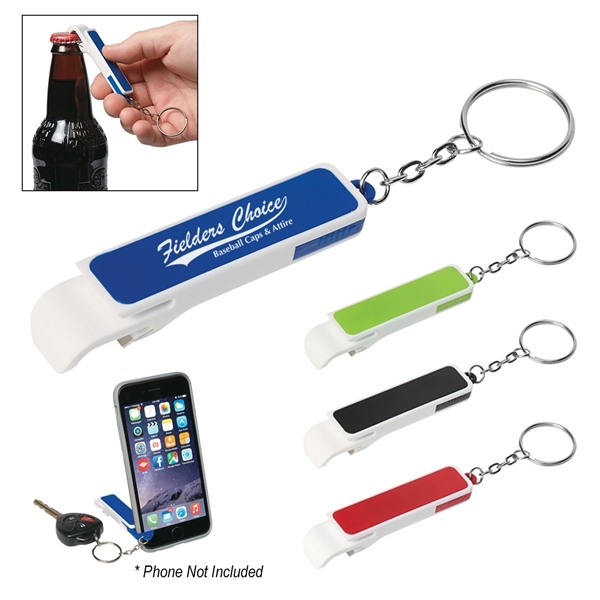 Bottle Opener / Phone Stand Key Chain
