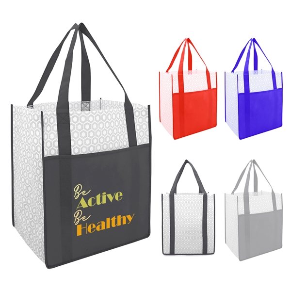 Boutique Non - Woven Shopper Tote Bag