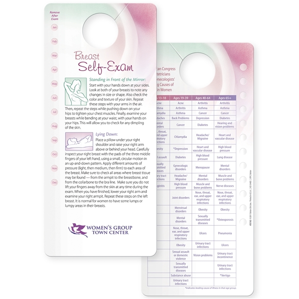 Breast Self - Exam Health Chart