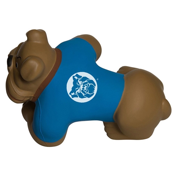 Blue Buffer Dog Anxiety Reliever Reference: Promotional Bull Dog Stress Reliever