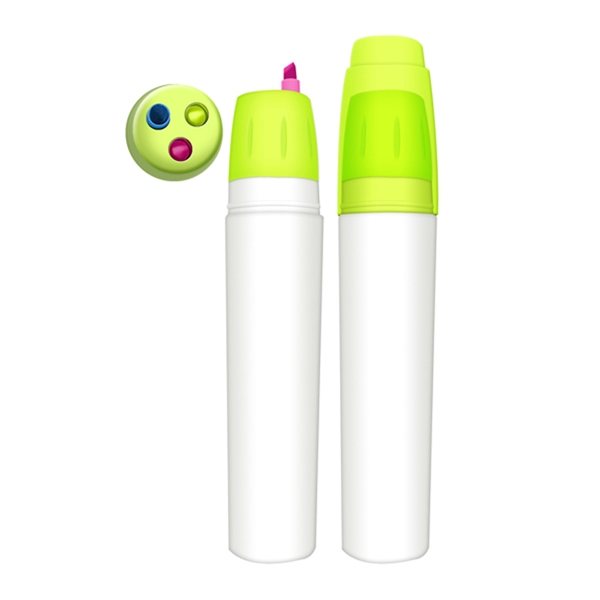 Bullet Twist Action 3 in 1 Fluorescent Highlighters