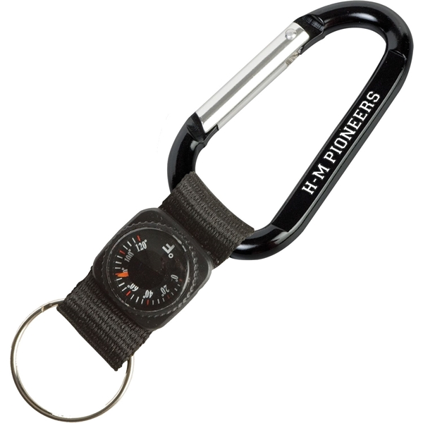 Carabiner With Thermometer Keytag