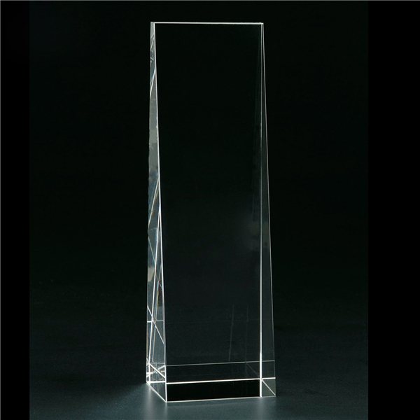Clearaward Optical Crystal Slope Award - 2x9x2 in
