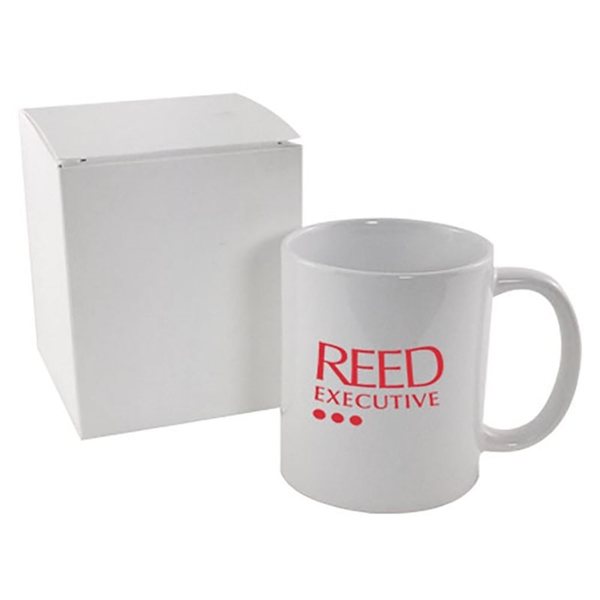 11 oz White Coffee Mug in a Gift Box