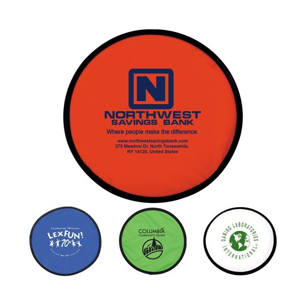 Collapsible Flyer Disc With Pouch